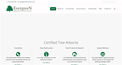 Desktop Screenshot of greenarborists.com